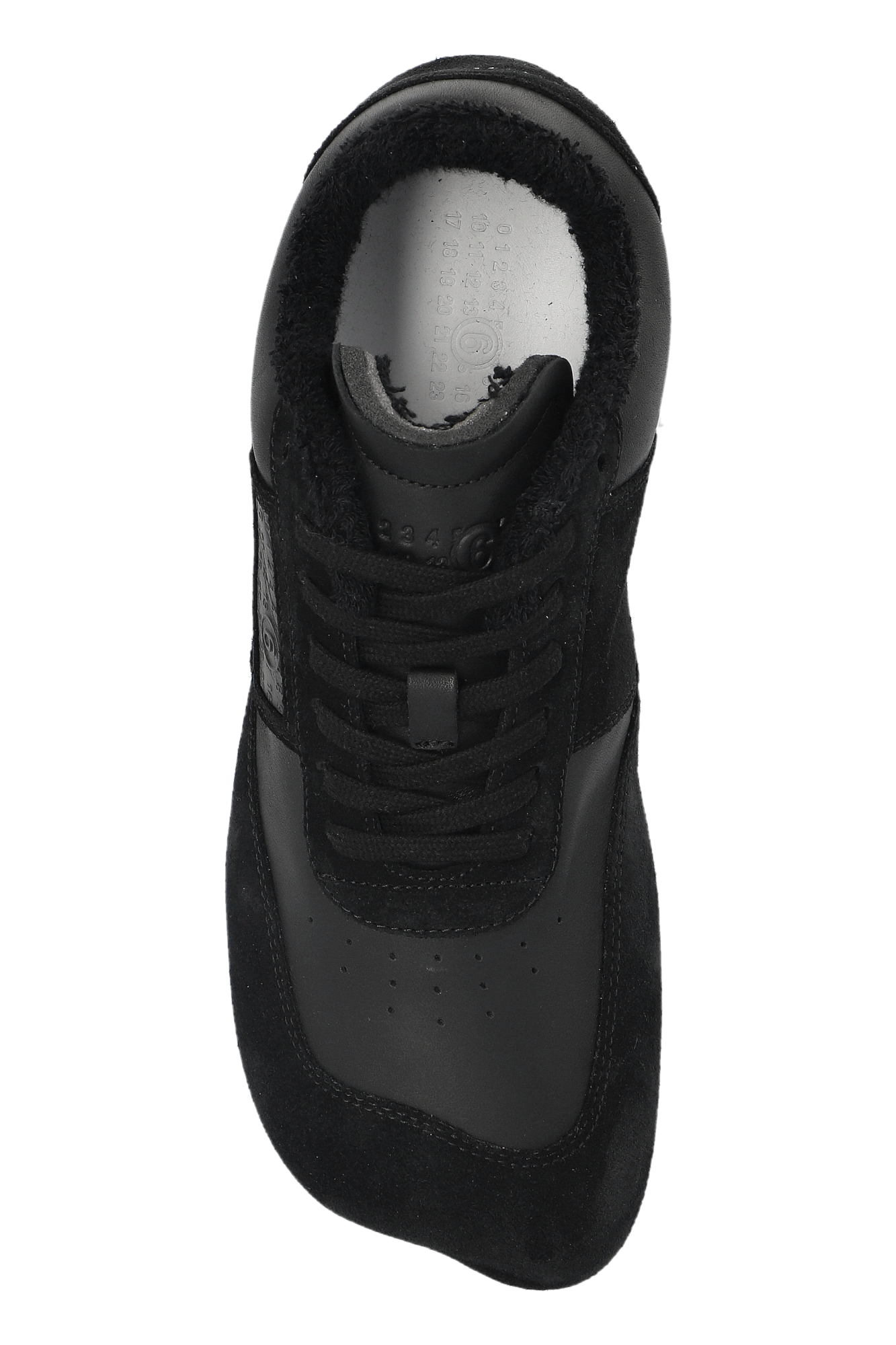 スニーカー MM6 Maison Margiela FW25 (SH3WS0012 P6435T8013) MM6 Maison Margiela Anatomic Leather Sneakers - Black
